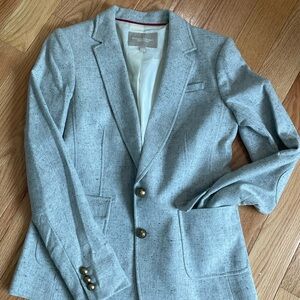 Banana Republic Gray Sport Coat Versatile Blazer